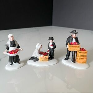 "Amish Family" New England Snow Village by Dept. 56